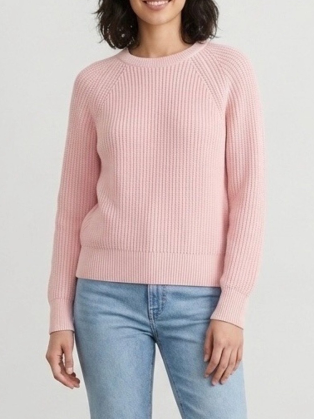 J. CREW WOMENS CREWNECK COTTON SWEATER PINK XXS NEW WITH TAGS BN190